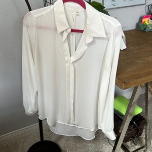 White collared shirt